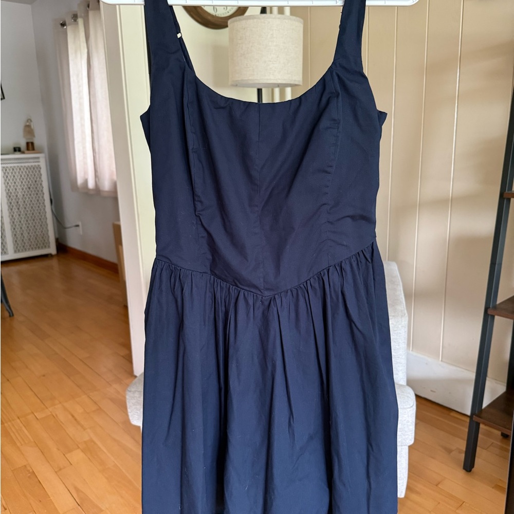 Abercrombie & Fitch Dark Blue Midi Dress